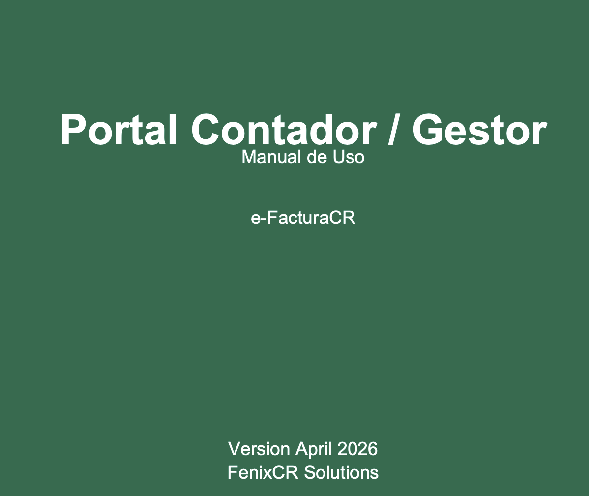 Acceso Contador/Gestor